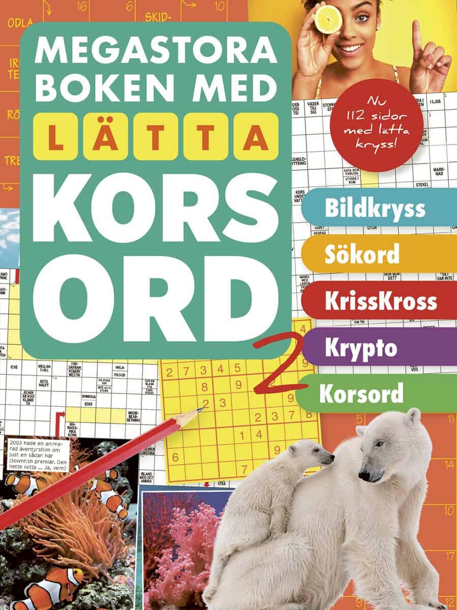 Tankesport : Megastora boken med lätta korsord 2