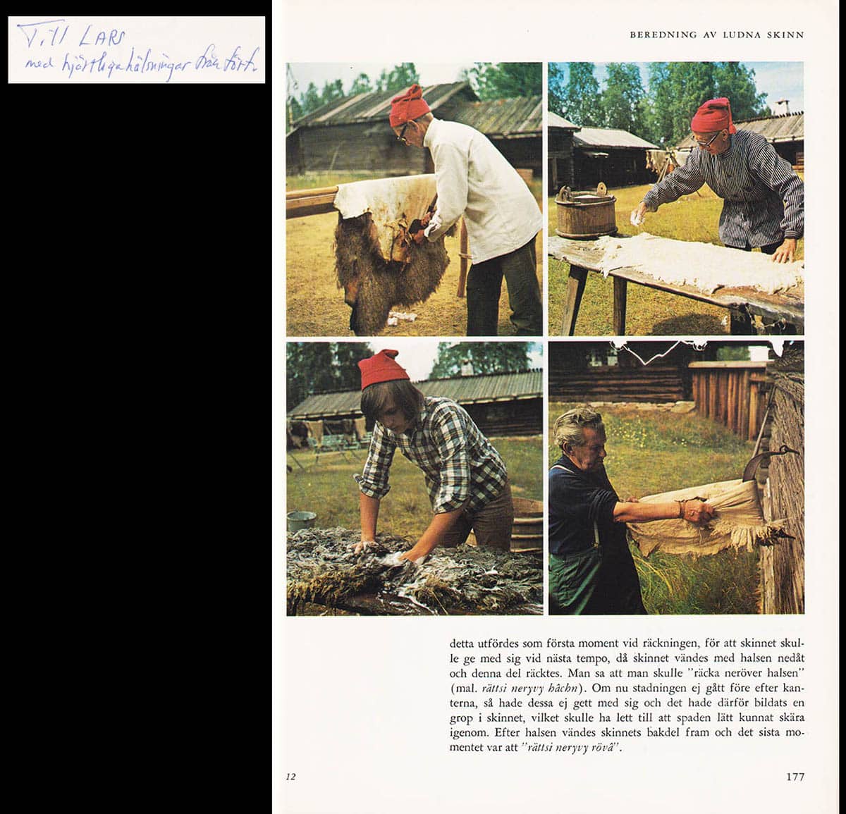 Täpp John-Erik Pettersson : Beredning av ludna skinn