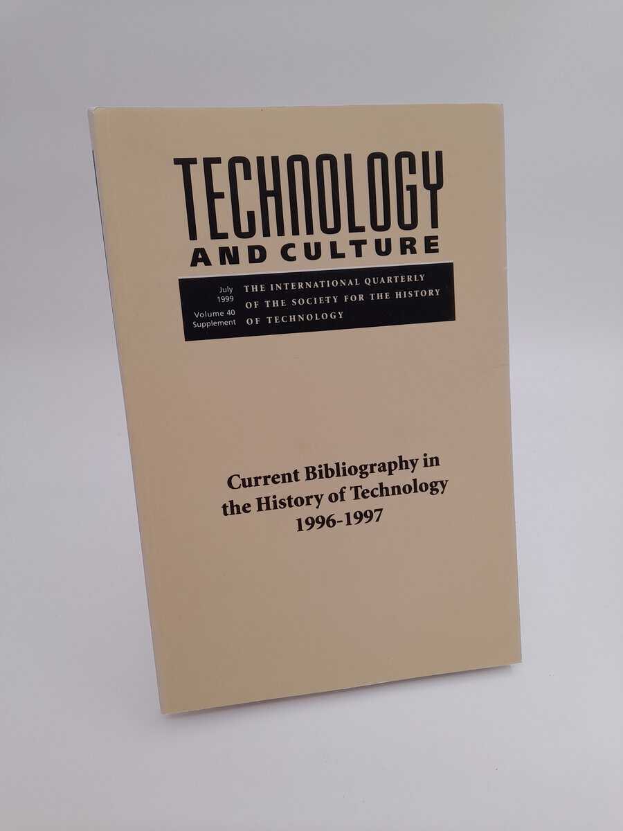 Technology and culture : 1999