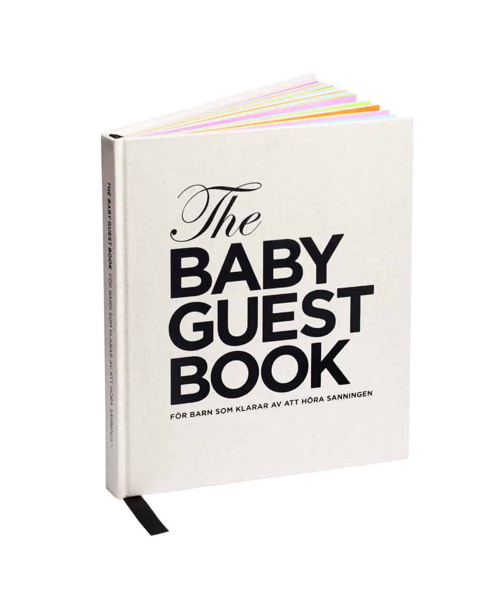 The baby guest book
