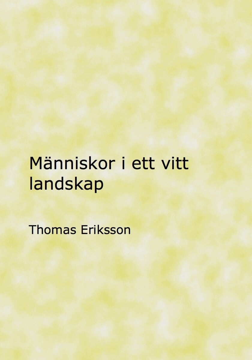 Thomas Eriksson : Människor i ett vitt landskap