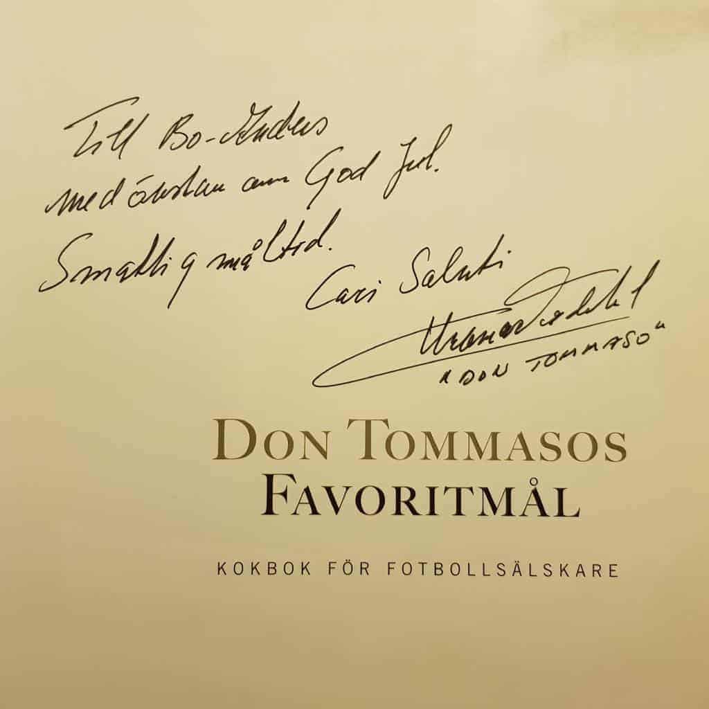 Thomas Nordahl ; Jan Gradvall : Don Tommasos favoritmål