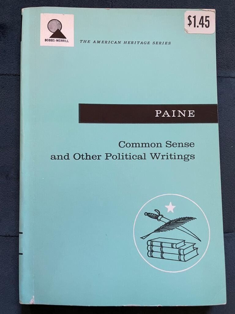 Thomas Paine : Common Sense and Other Political Writings