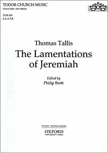 Thomas Tallis Philip Brett : The lamentations of Jeremiah