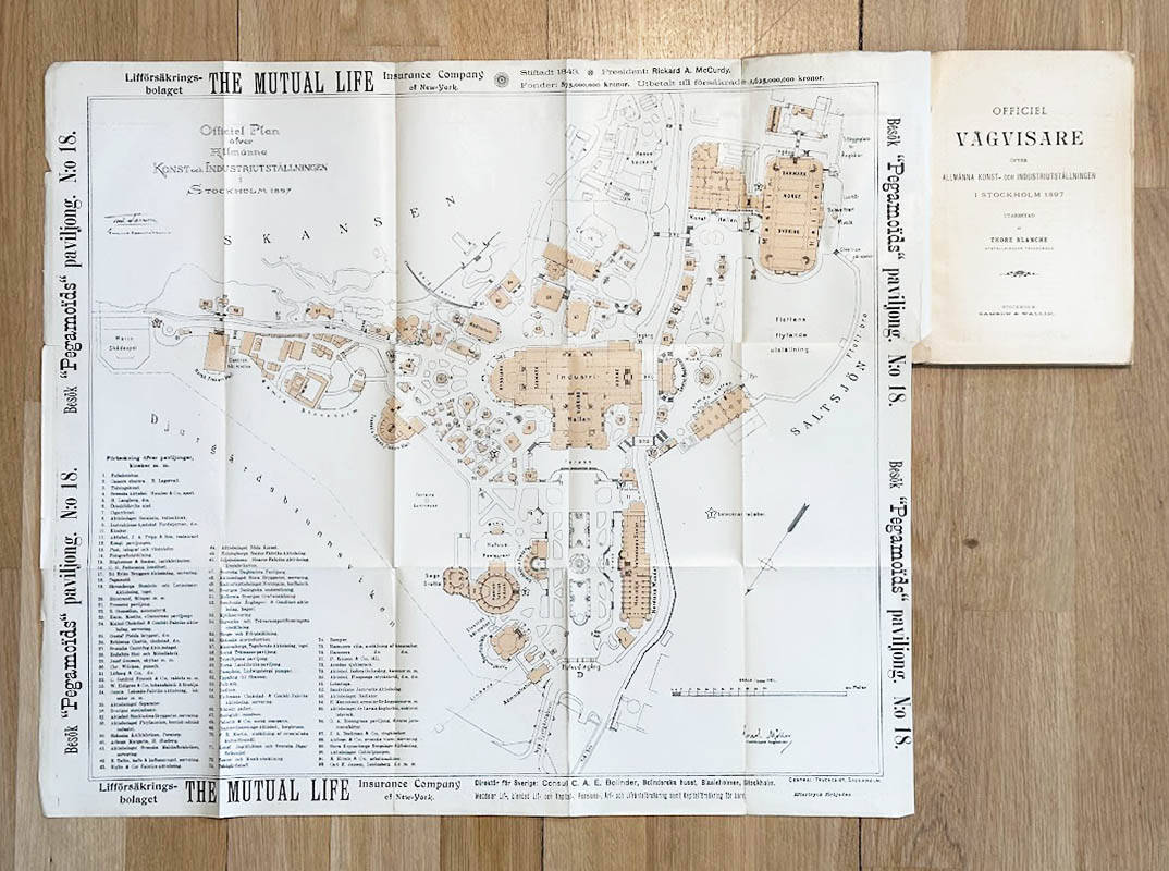 Thore Blanche : Officiel vägvisare öfver Allmänna Konst- och Industriutställningen i Stockholm 1897. Utarbetad af Thore Blanche