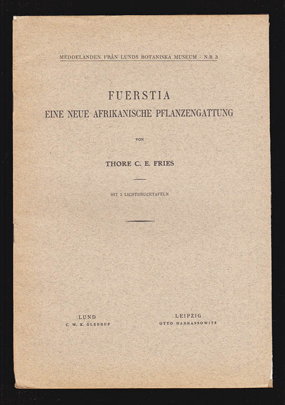 Thore C. E. Fries : Fuerstia