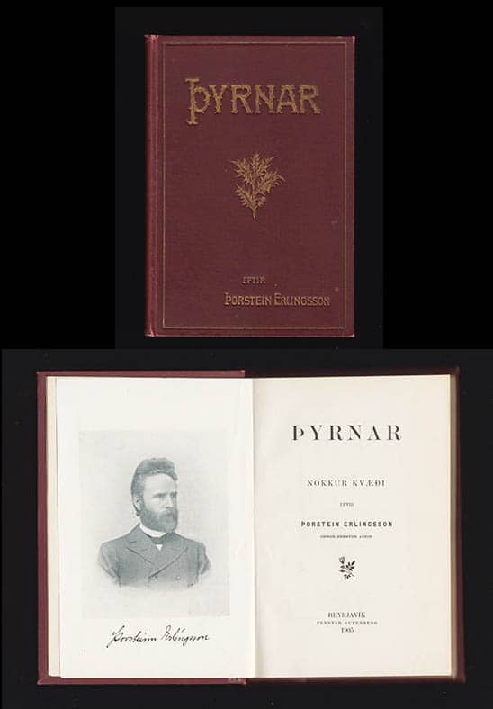 Thorsteinn Erlingsson : Þyrnar. Nokkur Kvædi