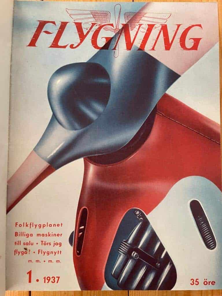 Tidningen Flygning årgångarna 1937-1938 (24 nr)