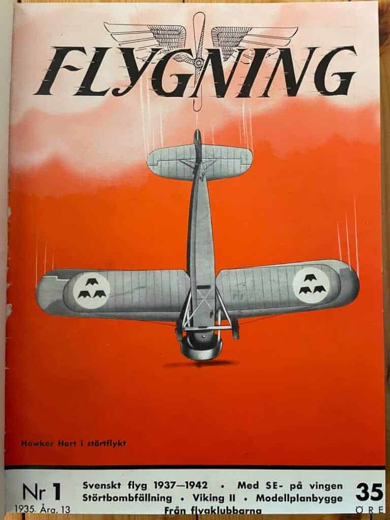 Tidningen Flygning med Flyg årgångarna 1935-1936 (24 nr)