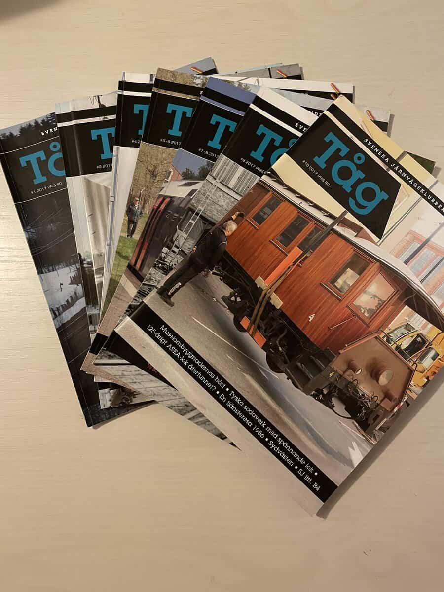 Tidningen TÅG - Nummer 1-10 2017 - Svenska Järnvägsklubbens tidskrift