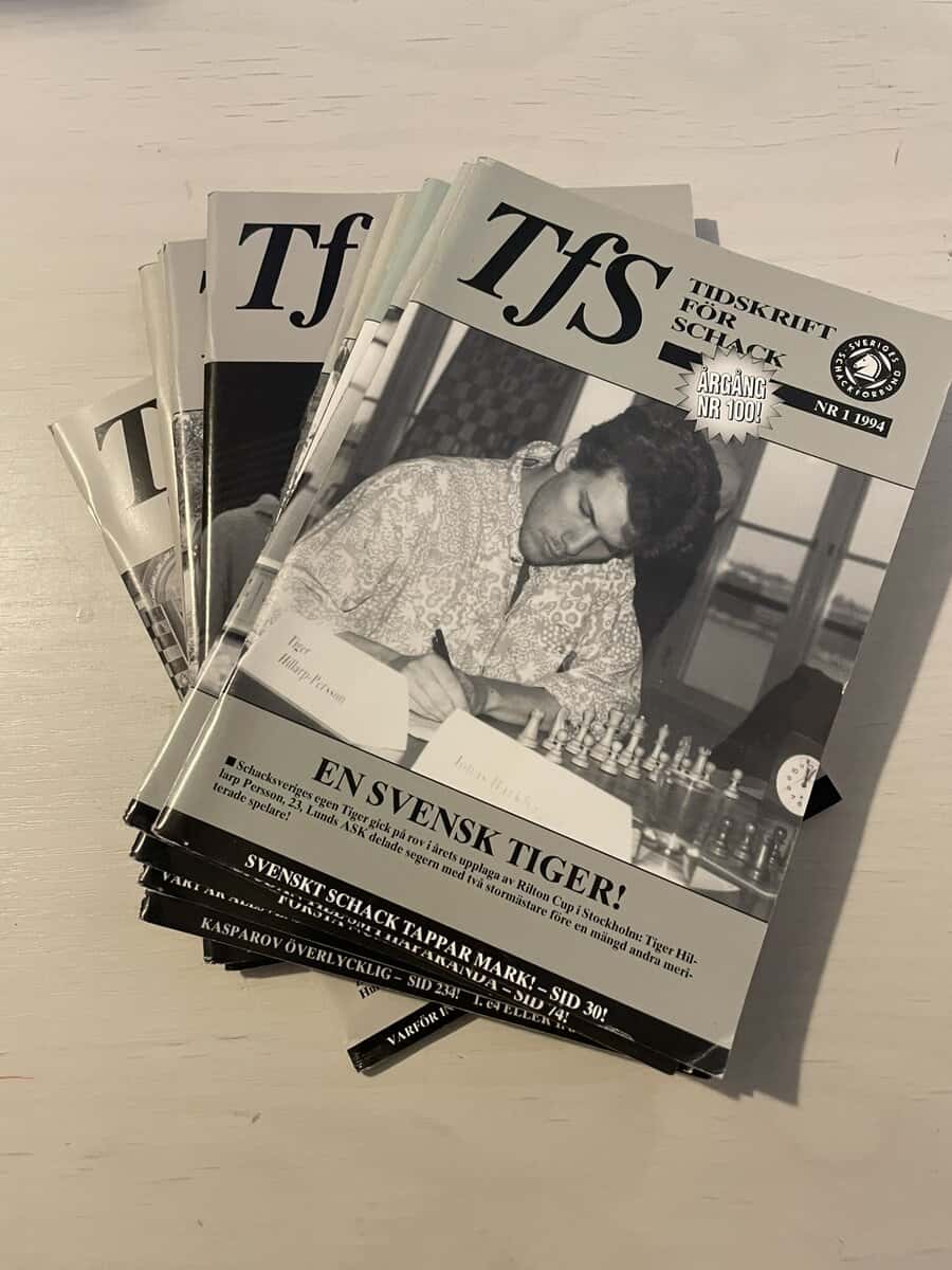 Tidskrift för schack -1994 - Hel årgång 10 nummer