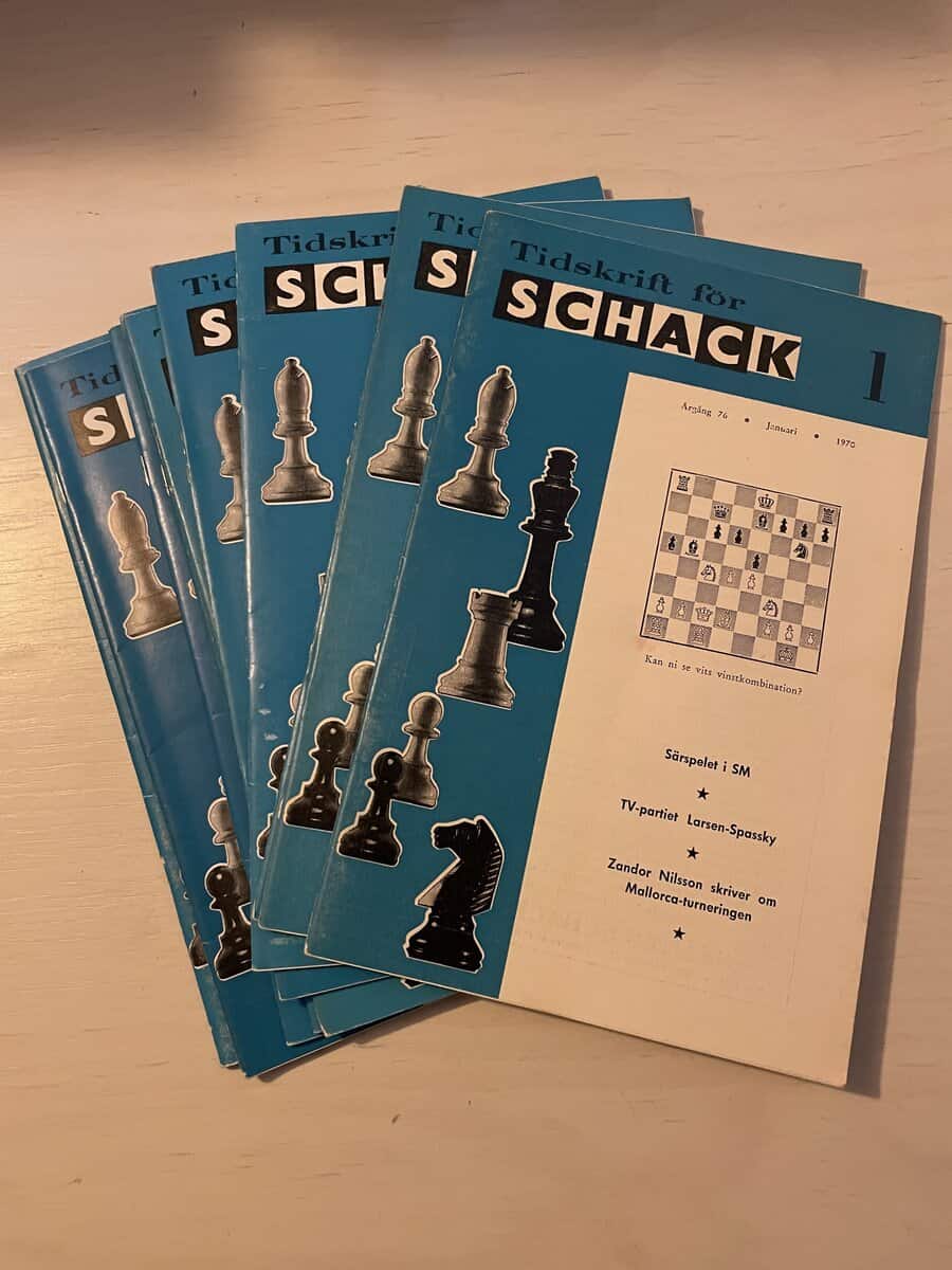 Tidskrift för schack - Hel årgång 1970