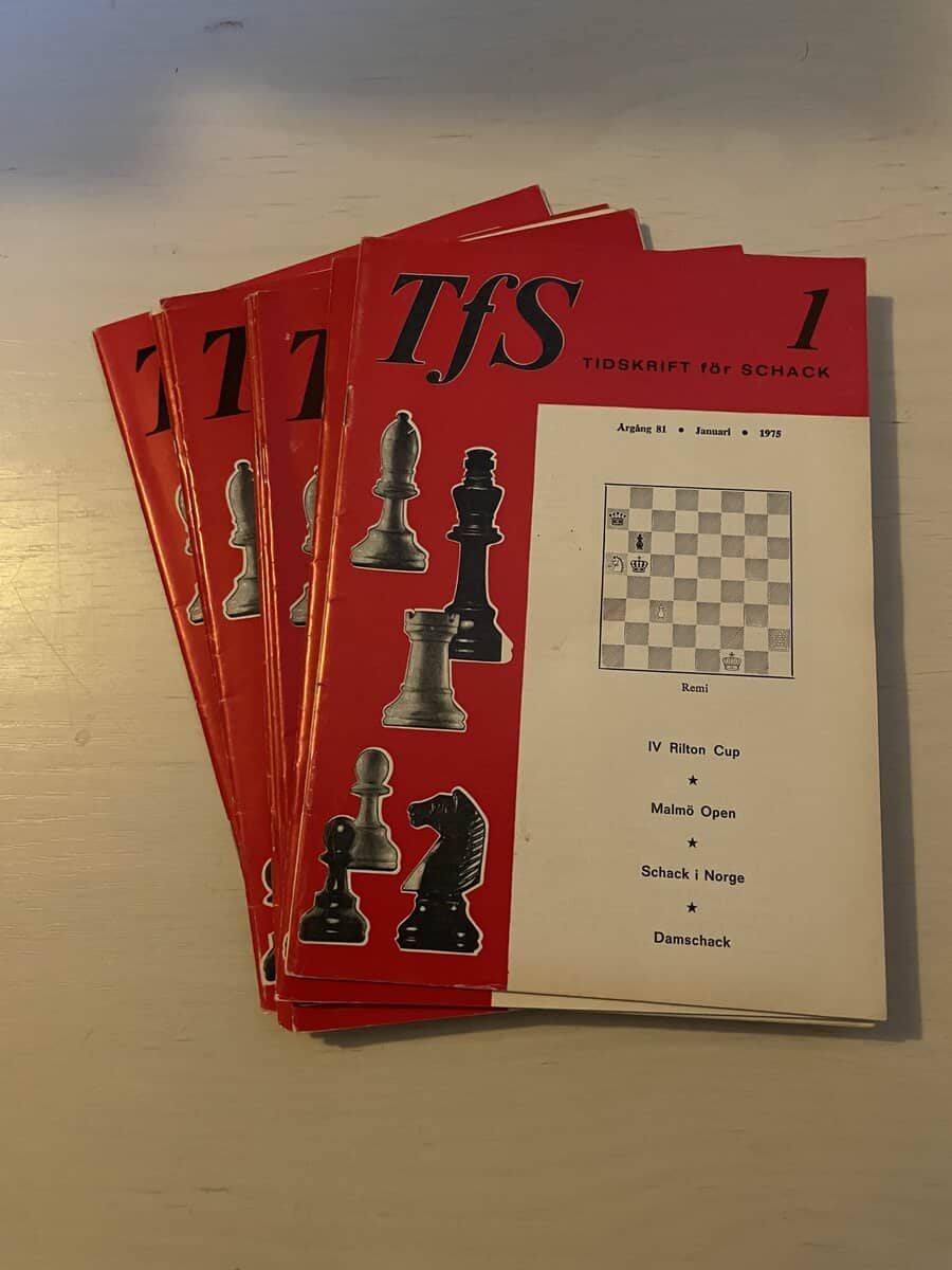 Tidskrift för schack - Hel årgång 1975