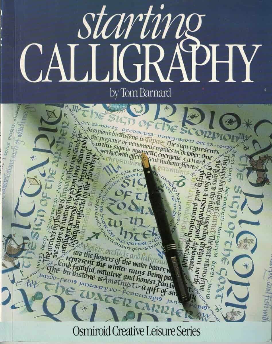 Tom Barnard : Starting calligraphy