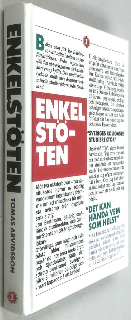 Tomas Arvidsson : Enkelstöten - Dubbelstötarna - Bok 1