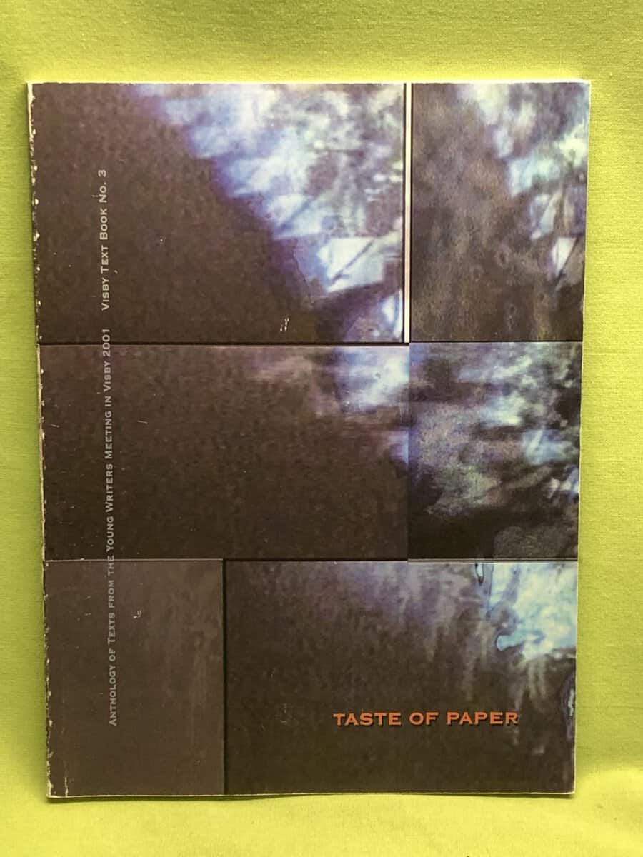 Tomas S. Butkus m.fl : Taste of paper