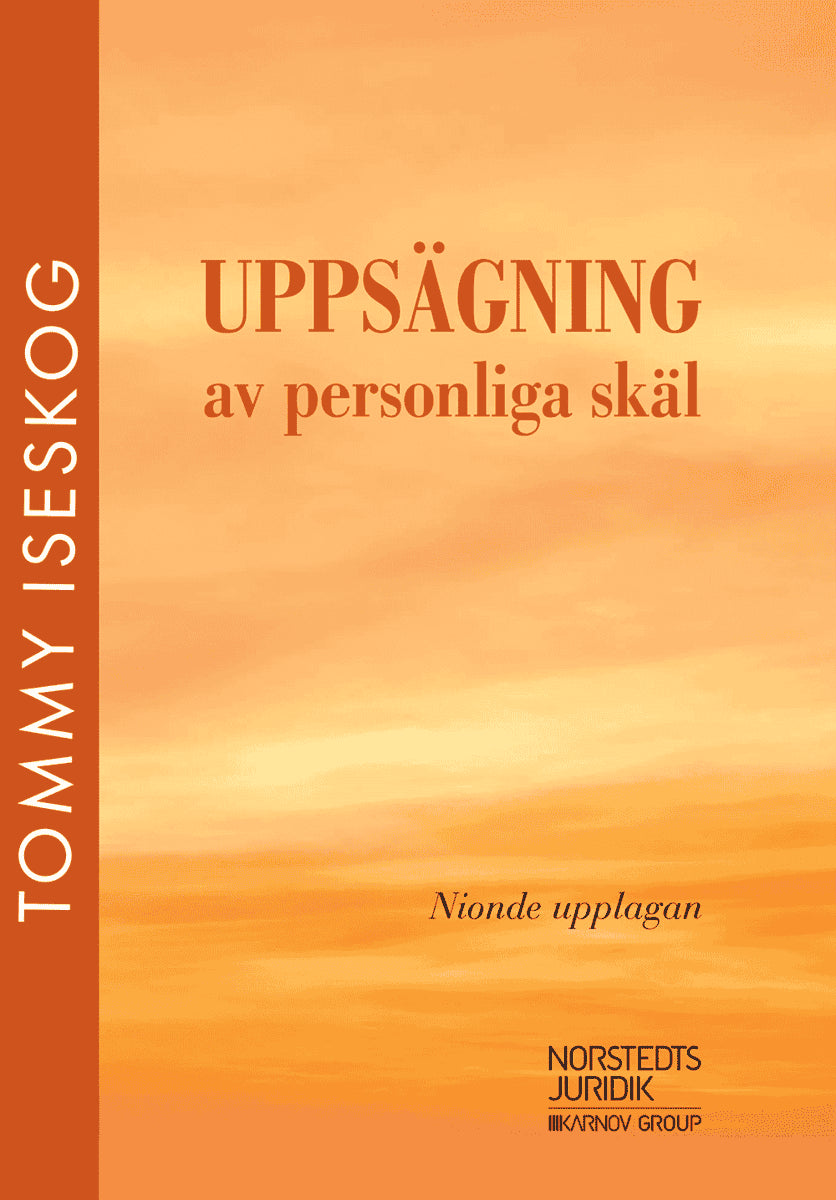 Tommy Iseskog : Uppsägning av personliga skäl