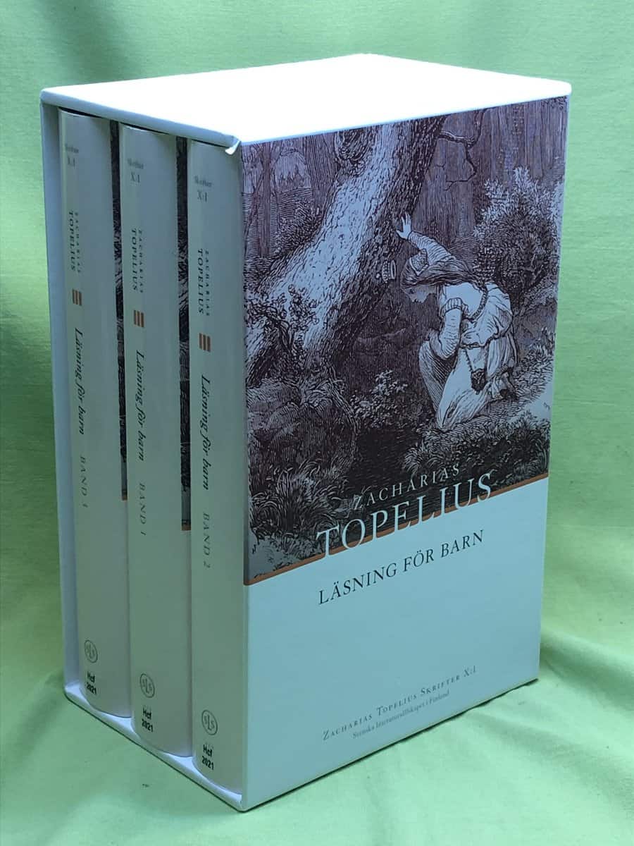 Topelius, Zacharias  Utgivare: Ulrika Gustfsson, Hanna Kurtén : Läsning för barn (3band)