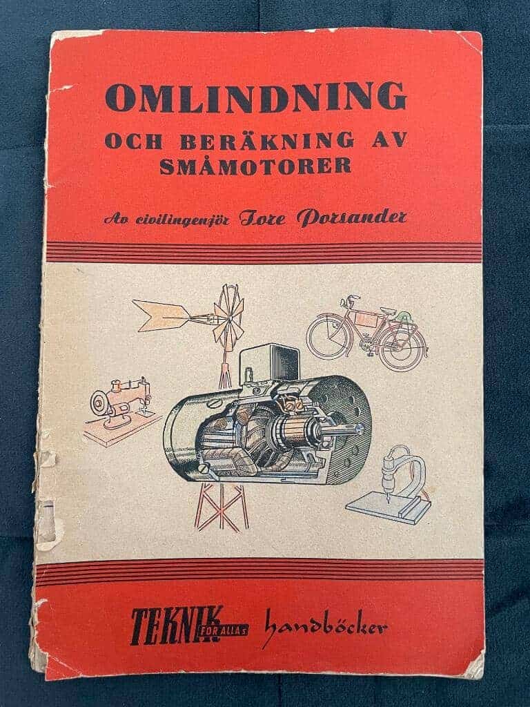 Tore Porsander : Omlindning och beräkning av småmotorer