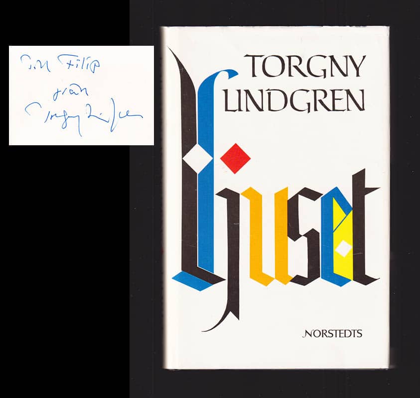Torgny Lindgren : Ljuset (dedikation)
