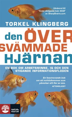 Torkel Klingberg : Den översvämmade hjärnan : en bok om arbetsminne, IQ och den stigande informationsfloden