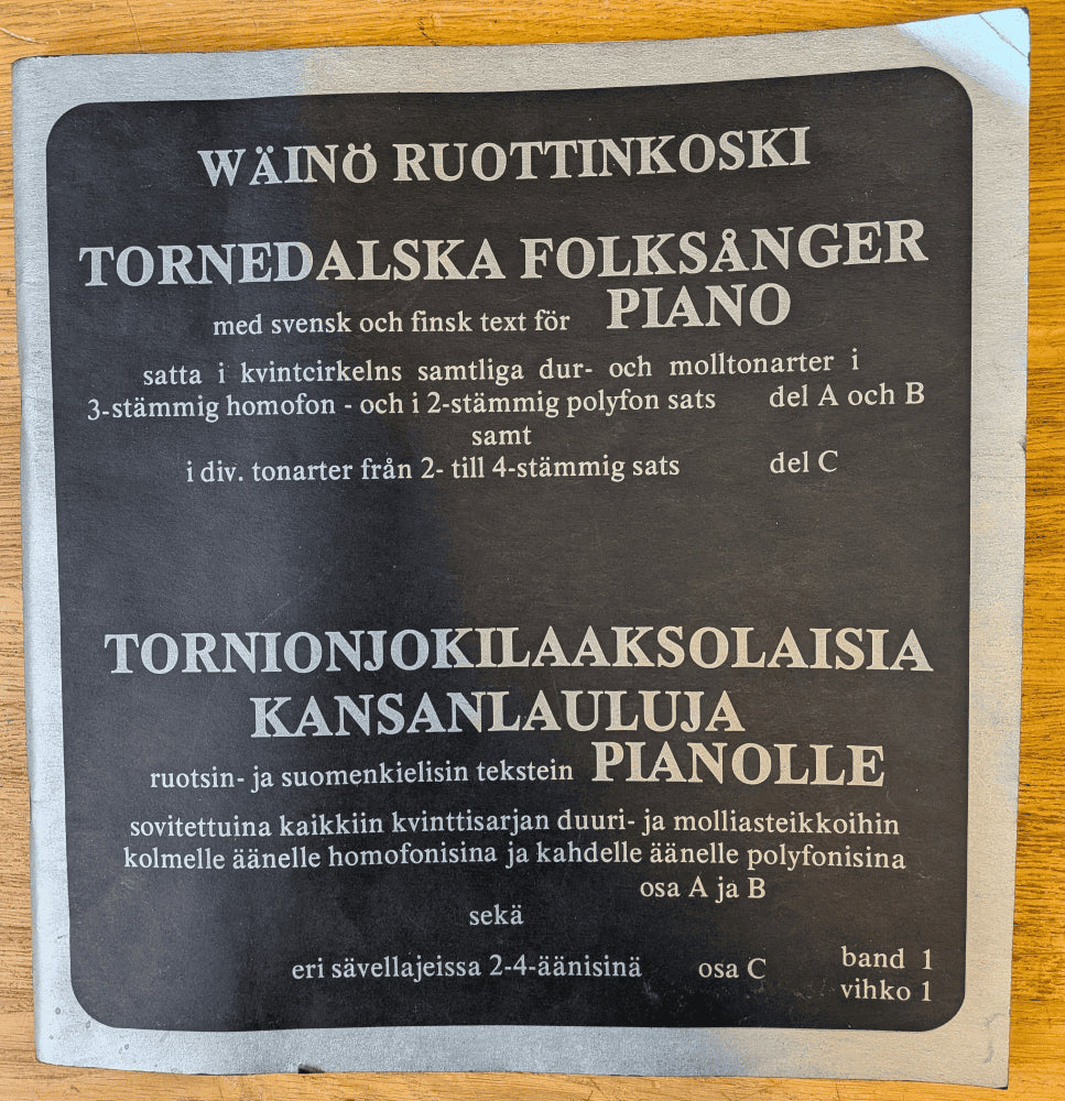 Tornedalska folksånger för piano