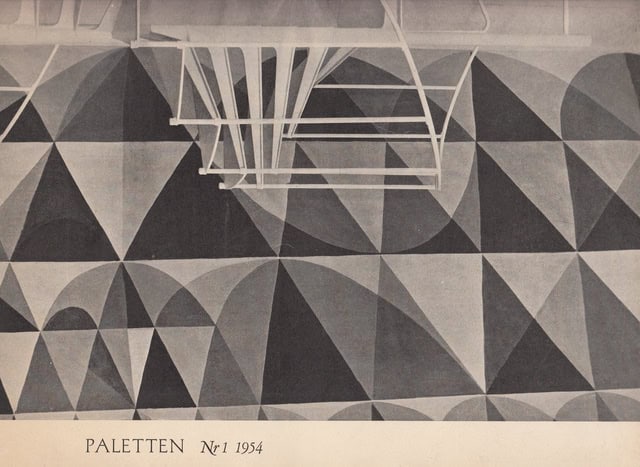 Torsten Bergmark : Paletten Nr 1 1954