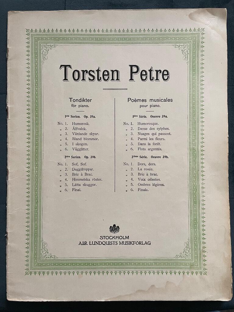 Torsten Petre : Torsten Petre