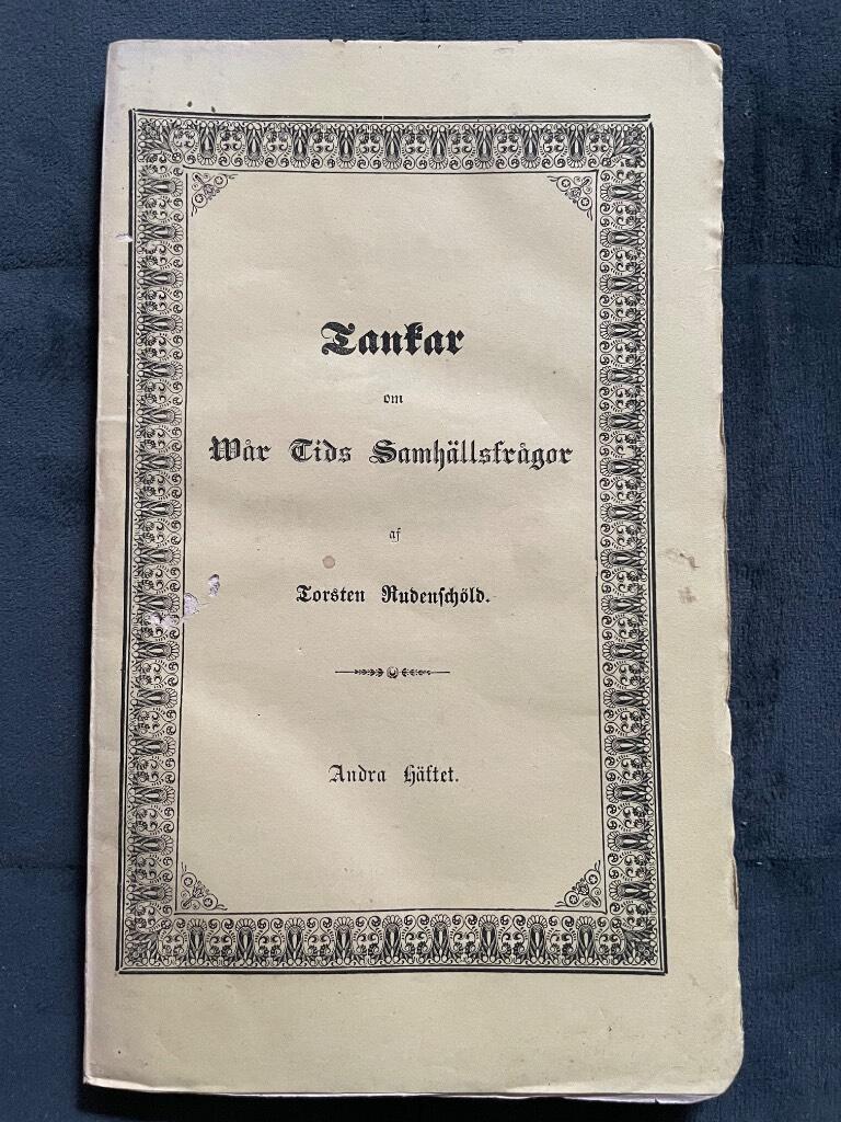 Torsten Rudenschöld : Fanfar om wår tids samhällsfrågor - andra häftet