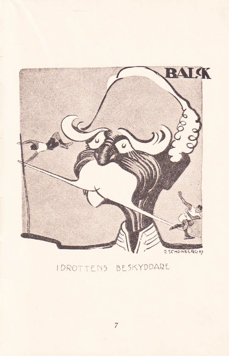 Torsten Schonberg : Idrottspampar