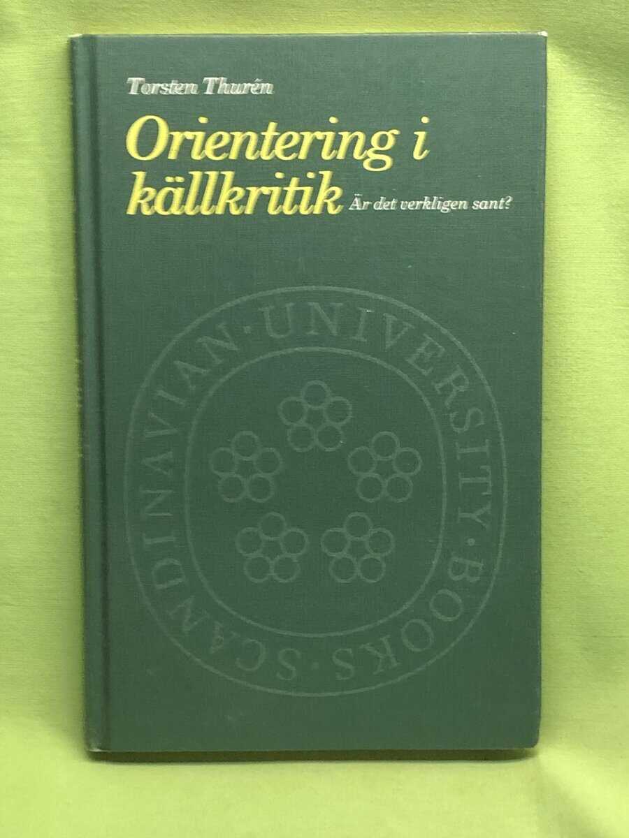 Torsten Thurén : Orientering i källkritik