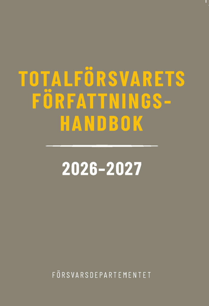 Totalförsvarets författningshandbok 2026/27