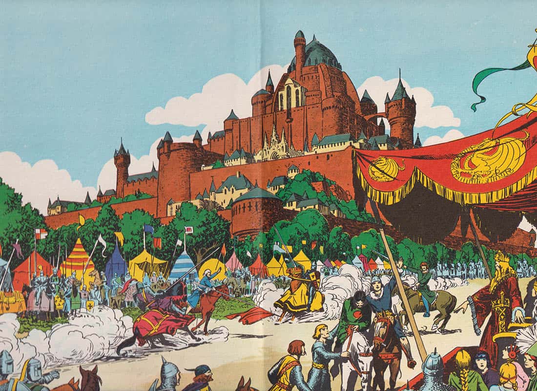 Trell, Max ; Foster, Harold (1892-1982) : Prins Valiant. 1. Sir Gawains väpnare