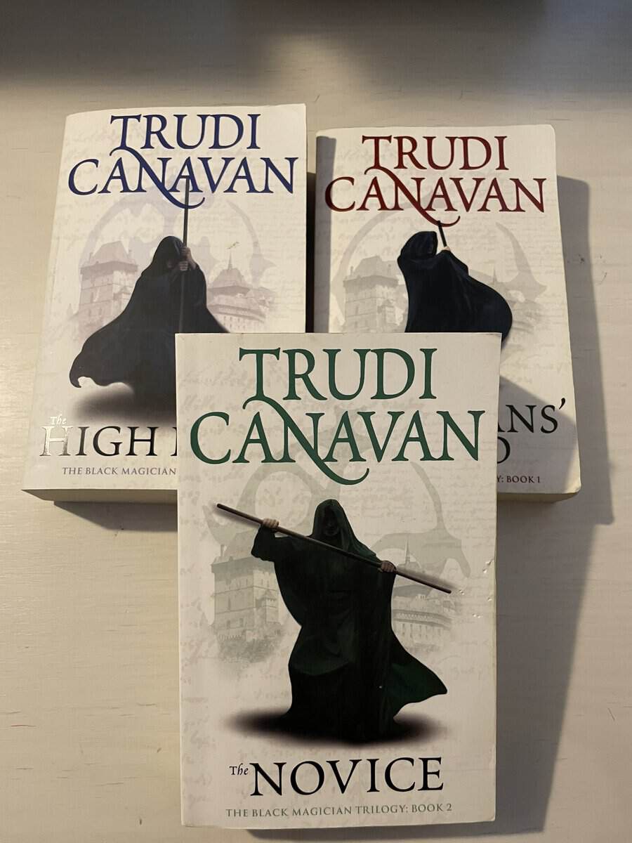 Trudi Canavan : The Black Magician Trilogy 1-3 - The Magicians Guild - The Novice - The High Lord
