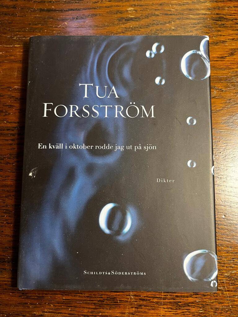 Tua Forsström : En kväll i oktober rodde jag ut på sjön
