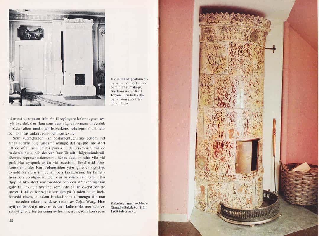 Tunander, Britt (1921-2018) ; Tunander, Ingemar (1916-1997) : Kakelugnar