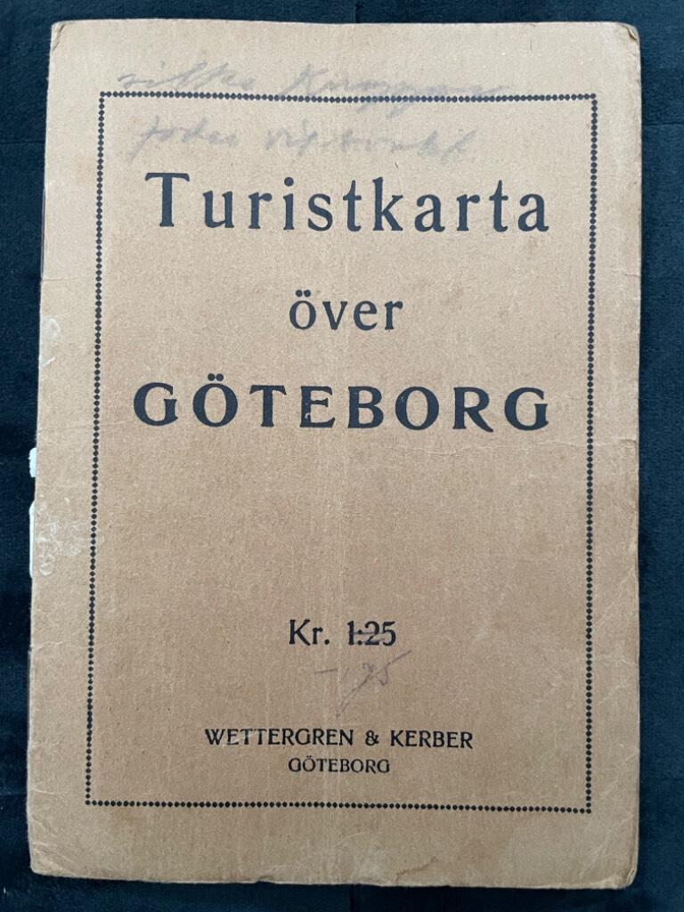 Turistkarta över Göteborg