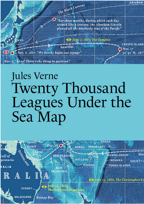 Twenty Thousand Leagues Under the Sea Map
