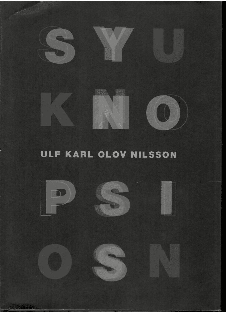 Ulf Karl Olov Nilsson : Synopsis