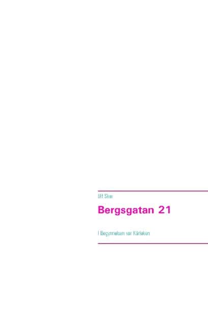 Ulf Skei : Bergsgatan 21 : I Begynnelsen var Kärleken
