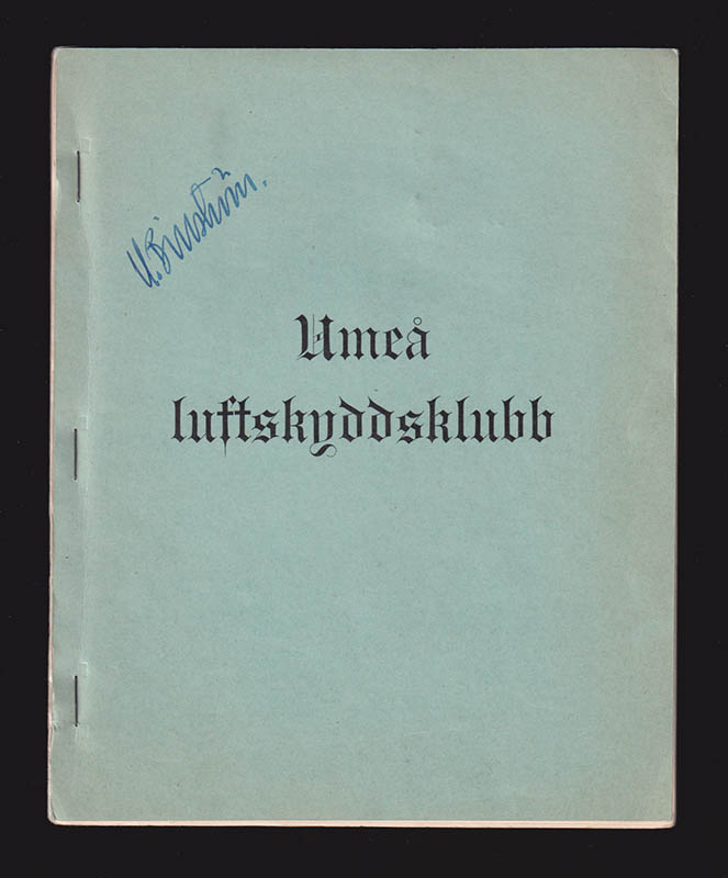 Umeå luftskyddsklubb. Historik