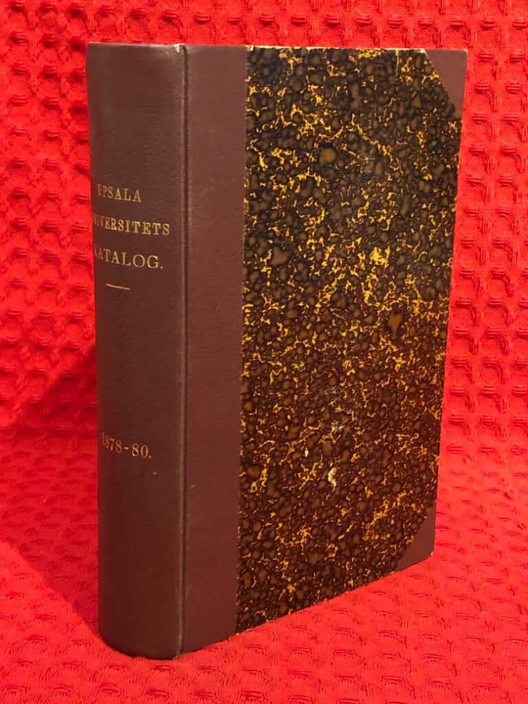 Uppsala universitets katalog 1878-80