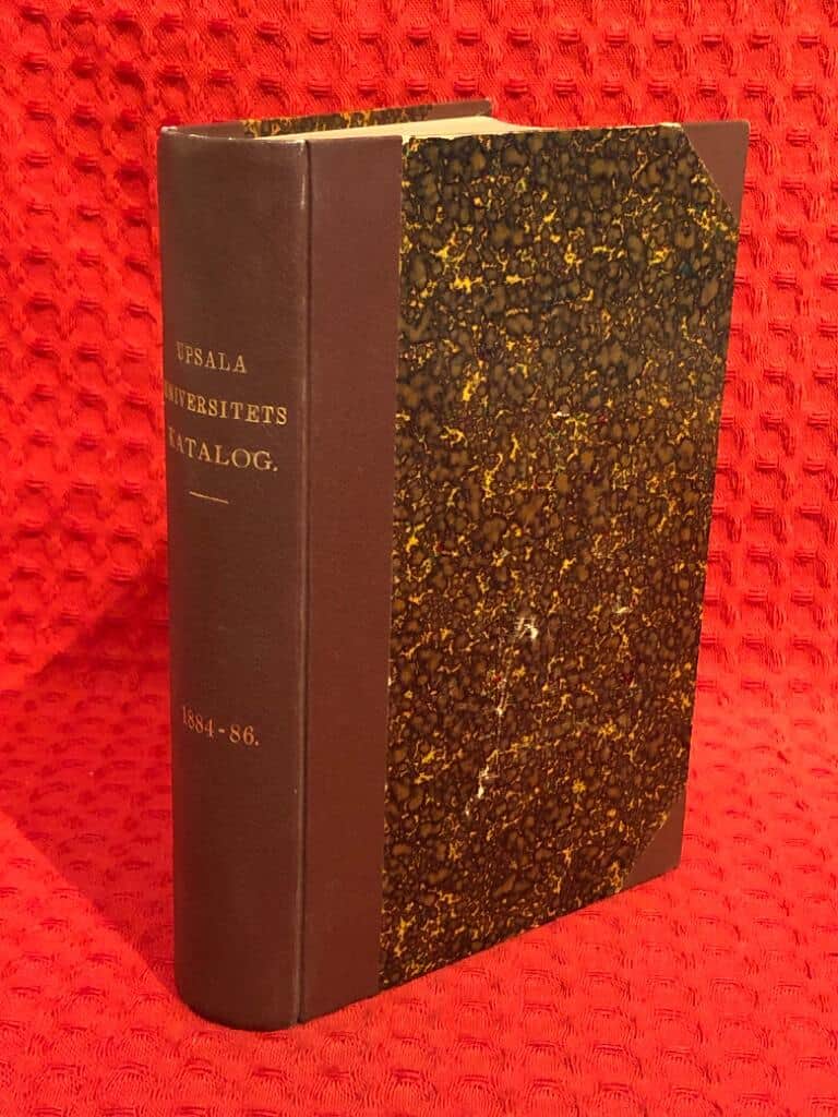 Uppsala universitets katalog 1884-86