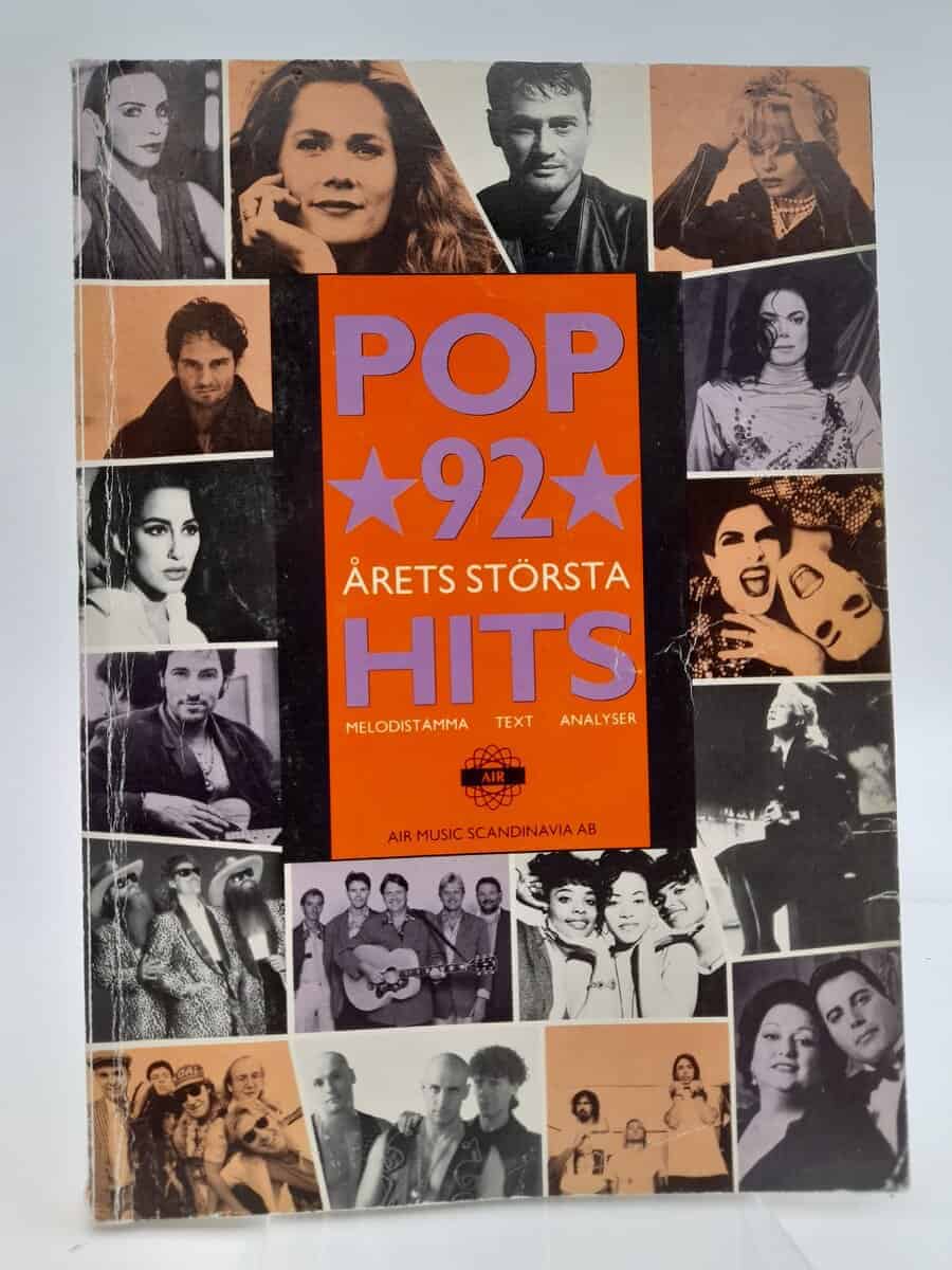 Urban Dahlberg : Pop 92 årets strörsta hits
