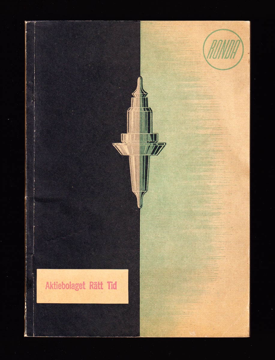 [Urmakeri]. Ronda Balance Staff Catalogue