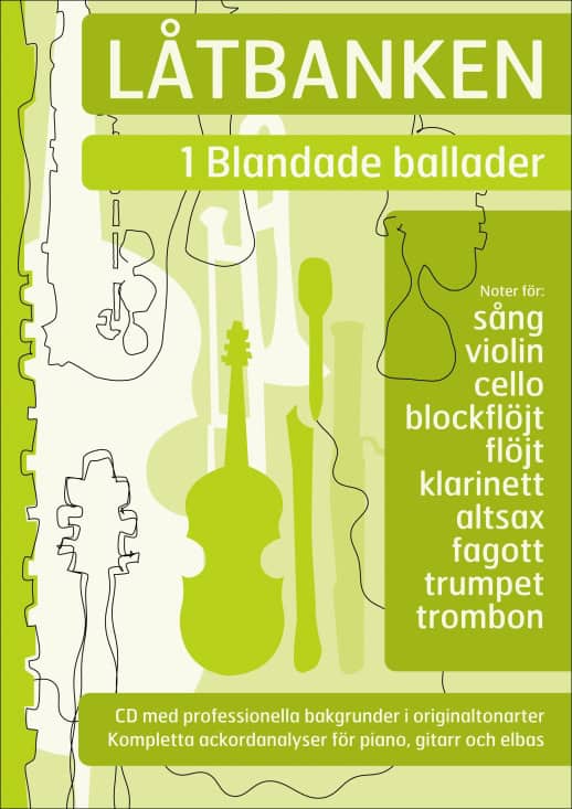 Utbult, Jan ; Åhlund, Pia : Låtbanken 1. Blandade ballader