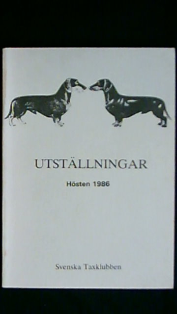 Utställningar : Hösten 1986