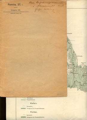 V. Tanner : Die Verteilung einiger Vegetationslinien im finnländischen Enontekis-Lappmark. Begleitworte zu der Karte