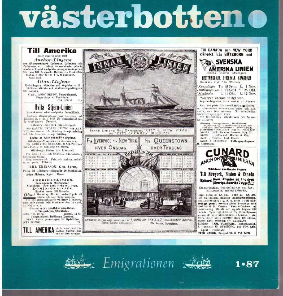 Västerbotten 1 1987. Tema