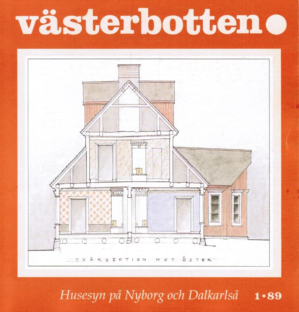 Västerbotten 1/89. Husesyn på Nyborg och Dalkarlså